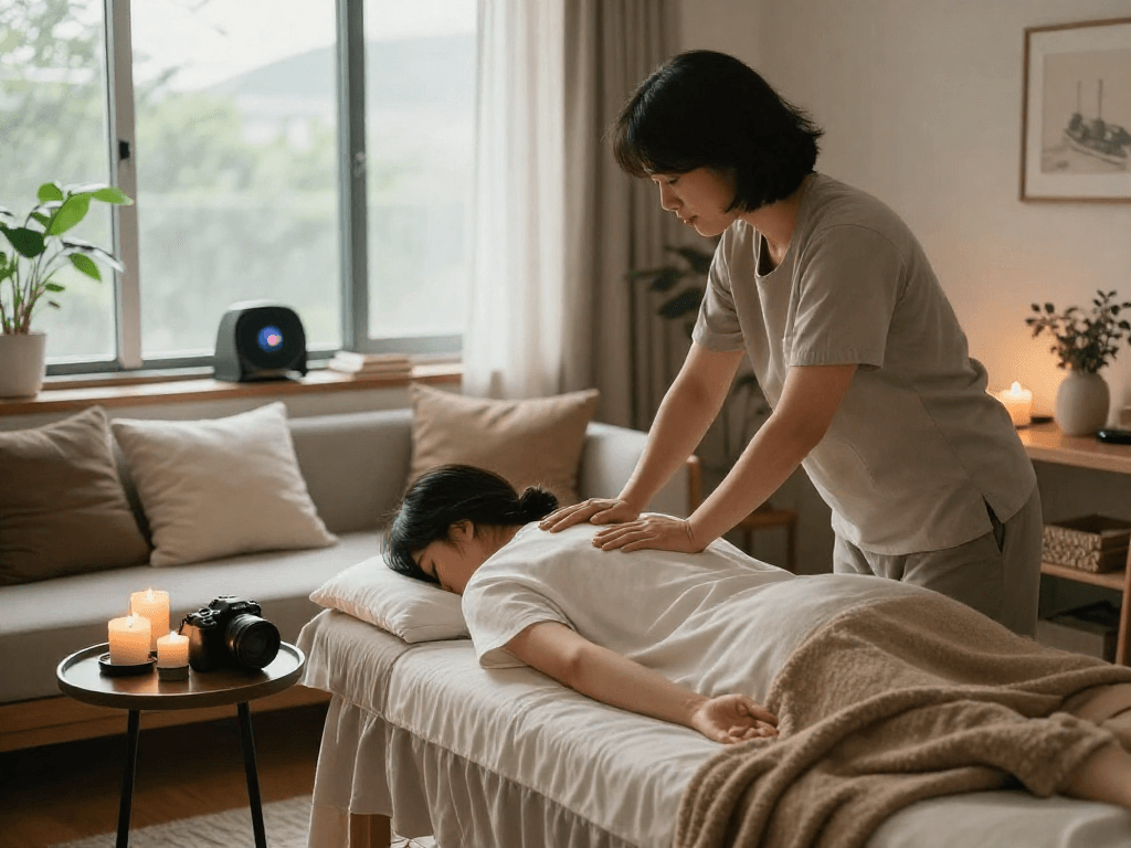 Experience a premium 서울출장마사지 in the comfort of your home, relax with a professional therapist.