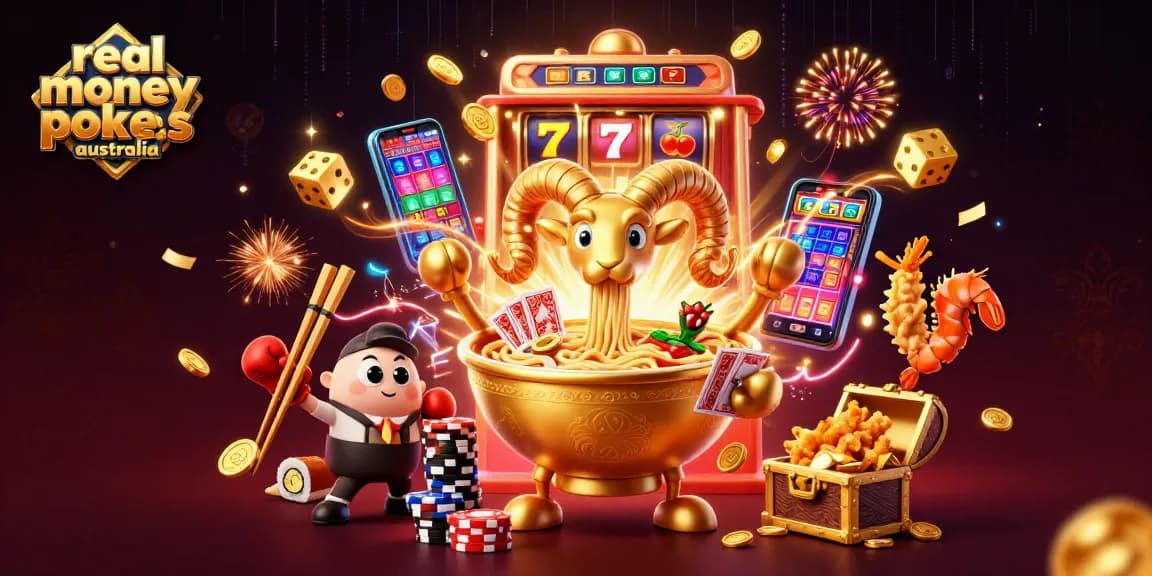 Spin the reels and win with real money pokies Australia in this vibrant casino scene