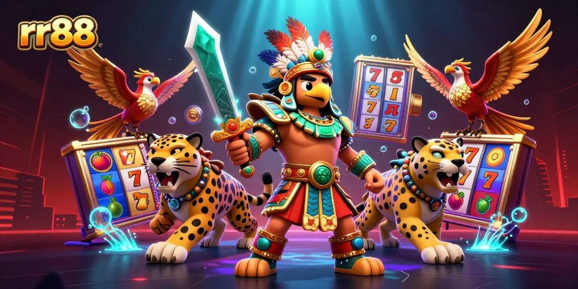 Engage in thrilling jackpots at rr88 with 3D characters in an exciting casino environment.