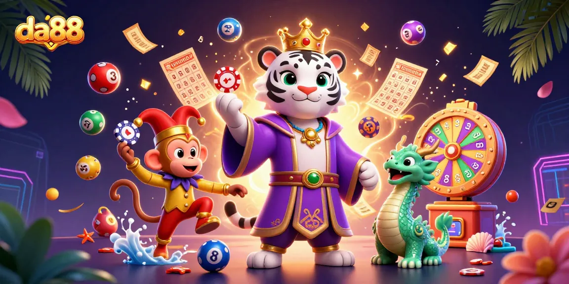 Experience exciting wins with da88 through vibrant casino scenes full of playful characters and dynamic games.