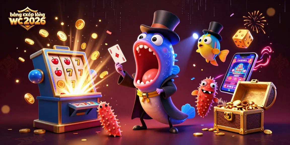 Experience the excitement of bảng xếp hạng wc 2026 with a 3D cartoon magic act featuring deep-sea creatures.