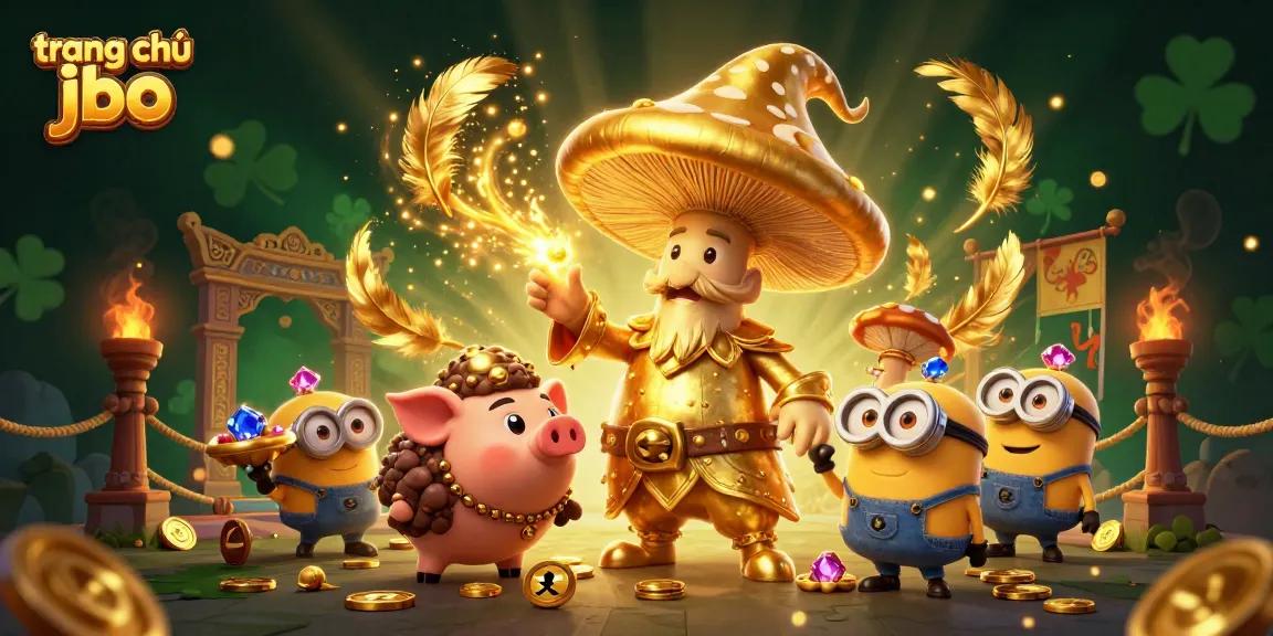 Experience the exciting world of trang chủ jbo with vibrant casino-themed magical visuals and treasures.