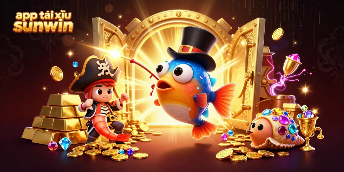 Enhance your gameplay with app tài xỉu sunwin featuring a dynamic 3D casino scene filled with treasure.