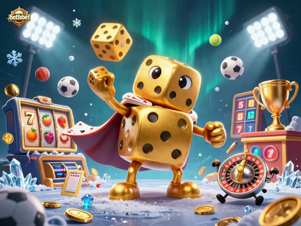 Experience the thrill of betlabel with engaging casino games and live-action fun in a vibrant 3D scene.