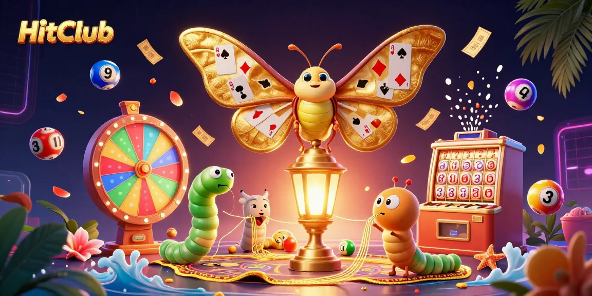Engage with HitClub's vibrant lottery and casino scene filled with dynamic game elements.