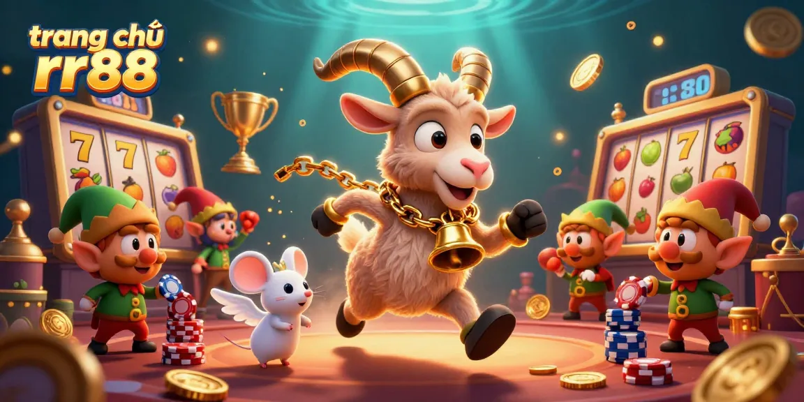 Experience the excitement of slots and jackpots at trang chủ rr88 in this dynamic 3D casino scene