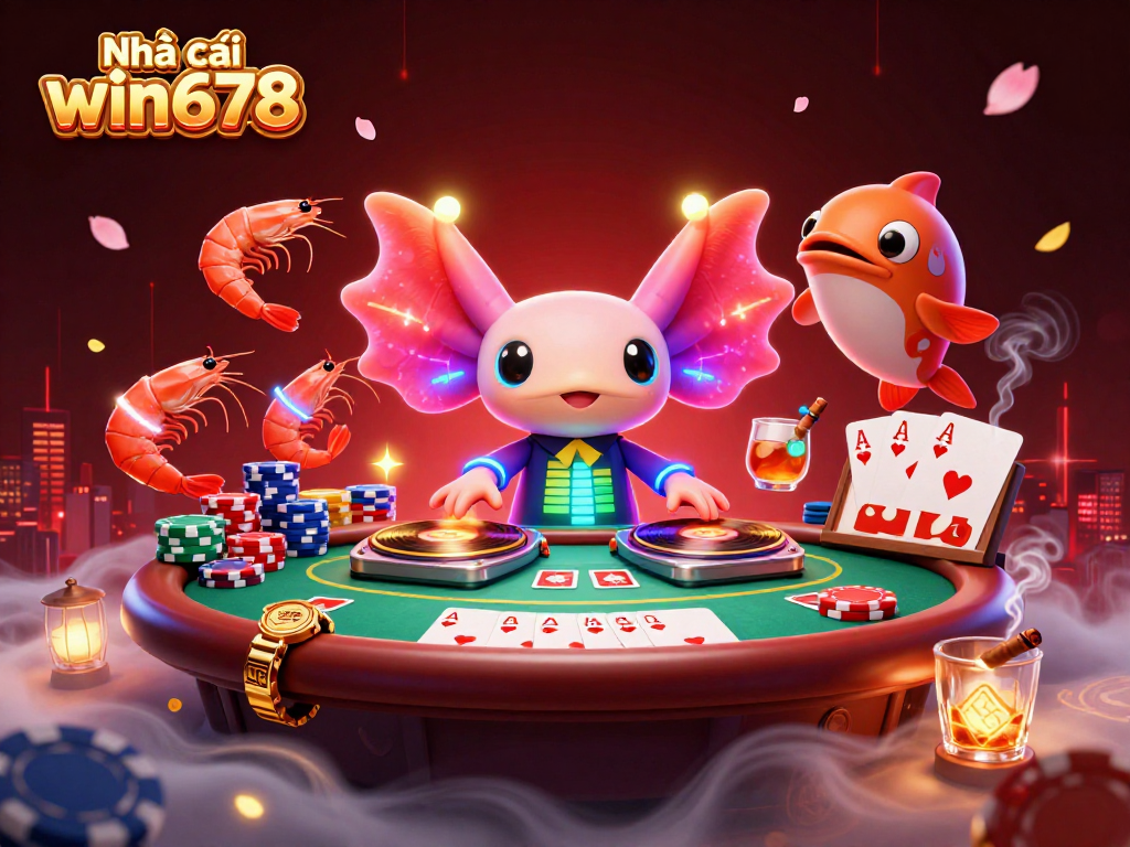 Immerse in the world of Nhà cái win678, where vibrant characters engage in thrilling casino action.