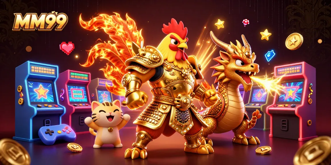 Experience exciting gaming moments at MM99 with a dynamic casino adventure featuring vibrant game elements.