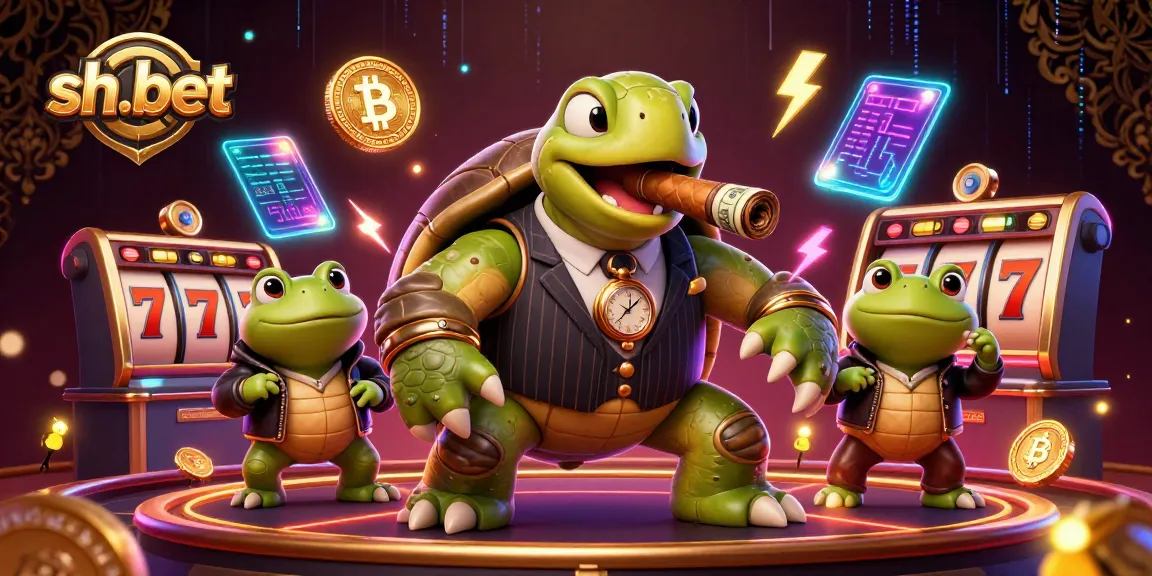 Experience exciting gameplay with sh-bet in a dynamic casino scene featuring unique characters and elements.