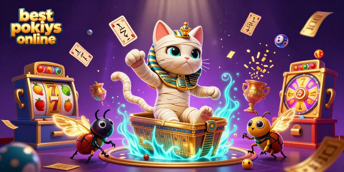 Join the fun with the best pokies online featuring vibrant mummy characters and slot reels.
