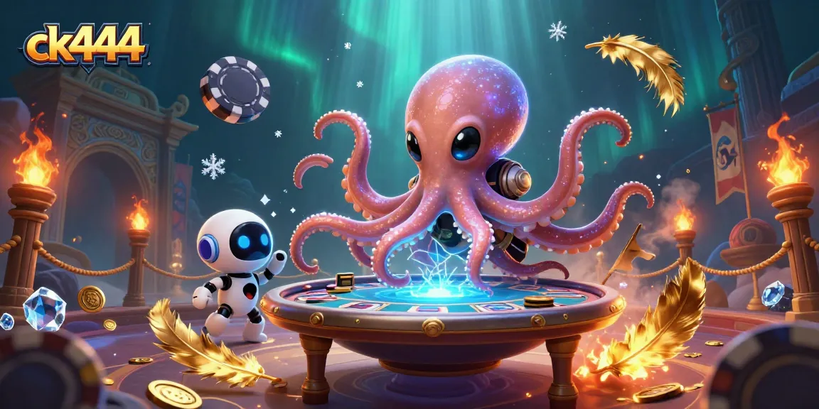 Experience thrilling gameplay with ck444 at a vibrant alien casino scene featuring a poker table.