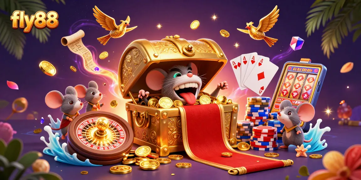 Experience endless gaming excitement with fly88's colorful casino treasures and vibrant rewards